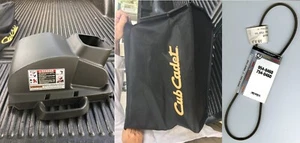 LOTTO OEM CUB CADET 731-1827C ESCAVATORE ANTERIORE, BORSA ERBA NOS & CINGHIA DI TRASMISSIONE 964-0460 - Foto 1 di 12