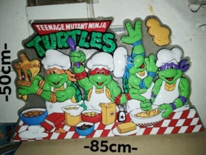 Teenage Mutant Hero Turtles vintage puffy poster 90s - Picture 1 of 9