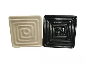 Black / White Ceramic Infrared Heater Element 120 x 120mm (4.7x4.7”) - Picture 1 of 5