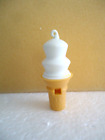 Vintage 1960s Plastic Dairy Queen Soft Serve Ice Cream Cone Whistle, Perfect!