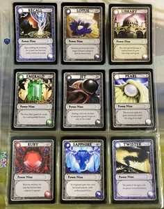 GamingEtc Power 9 + 1 Library Lotus Mox Recall Proxy Token *10 card set* - Picture 1 of 4