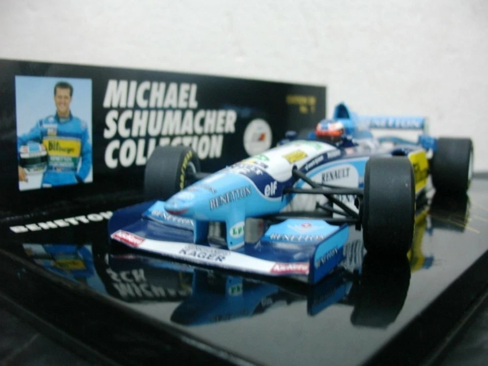 WOW EXTRÊMEMENT RARE Benetton B195 Schumacher Hockenheim 1995 1:24 Minichamps... - Photo 1/2