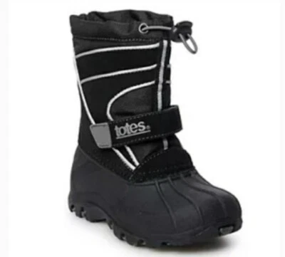 Totes Teo Baby Boys Winter Boots Weatherproof Snow Boot Size 5 - Image 1 of 4
