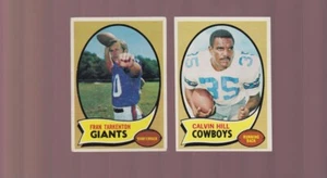 1970 Topps Fußball Calvin Hill & Fran Tarkenton - Bild 1 von 1