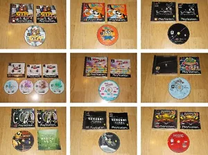 SONY PLAYSTATION 1 - PS1 - PUZZLES - ARCADE - MUSICAL - KARTS - PAL VERSION - Picture 1 of 73