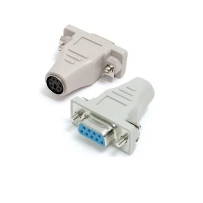 NEW DB9 Female to PS/2 MDIN6  Mouse Keyboard Adapter Converter ** - Image 1 of 2