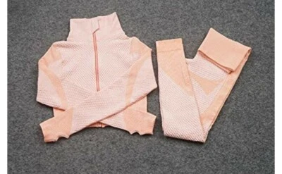 yoga set Size Medium Women’s New leggings crop jacket - Image 1 of 4