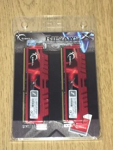 NOS NEW G.Skill Ripjaws X DDR3-1600 PC3-12800 4GB x2 RAM Memory Intel i7 i5 i3 - Picture 1 of 6