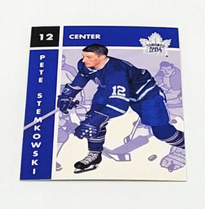 1995-96 Parkhurst Hockey 1966-67 Design Pete Stemkowski Toronto Maple Leafs #111