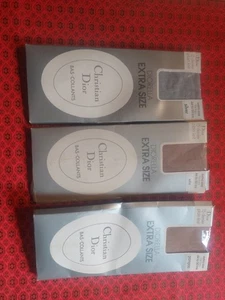 Vintage Christian Dior Bas Collants Dior Tights X 3 - Picture 1 of 2