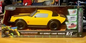 Jada Toys Transformers RC 1977 Chevrolet Camaro Bumblebee 1:16 Scale - Picture 1 of 3