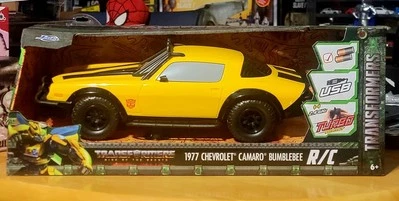 Jada Toys Transformers RC 1977 Chevrolet Camaro Bumblebee 1:16 Scale - Image 1 of 3