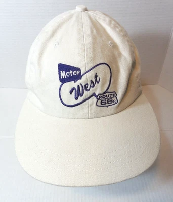 Gorra Motor West Route 66 Retro Clásica Correa Trasera Foto 1 de 4