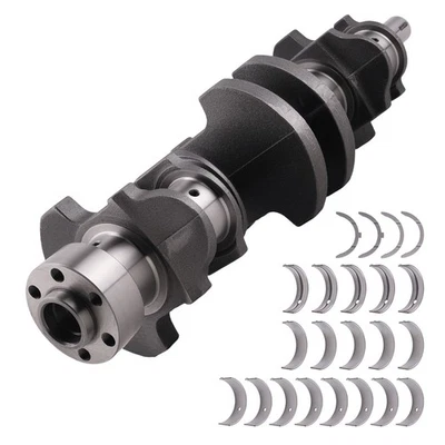 Crankshaft + Main & Rod Bearings For Toyota Celica Pickup 22R 2.4L 1371135050 - Image 1 of 4