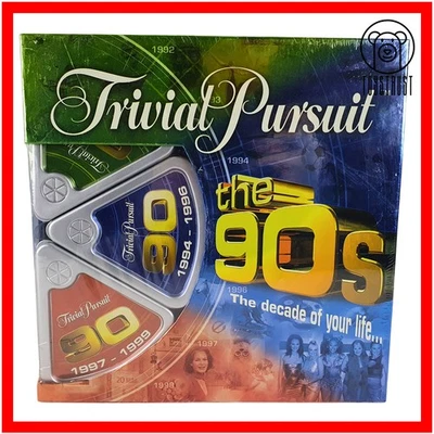 Trivial Pursuit The 90s Edition Parker Question Quiz Trivia Party Game Ages 15+ - Image 1 of 4