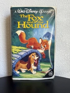 Rare WALT DISNEY CLASSIC The Fox and the Hound (VHS 2041) Black Diamond Edition - Picture 1 of 7