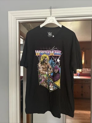 Camiseta WWE Hombre 2 XL Negra Wrestle Mania. Nuevo con etiquetas Foto 1 de 4