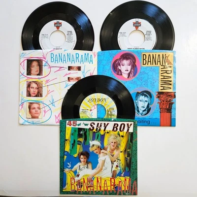 3x7" Bananarama Lot #AHN: Robert De Niro's Waiting Wild Life Shy Boy Push! - USA - Image 1 of 4