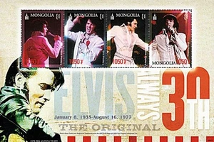 π MONGOLIA 2006 ELVIS PRESLEY M/S MNH ART - Picture 1 of 1