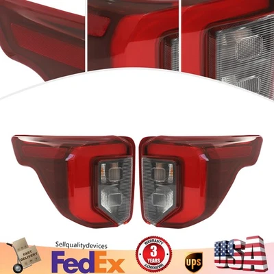 Left+Right LED Tail Light for 2020-2024 Ford Explorer ST/ST-Line/Timberline Pair Foto 1 de 4