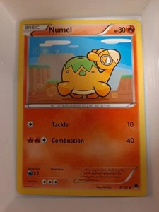 Numel Pokemon Card HP 80 12/122 2016 - Picture 1 of 2