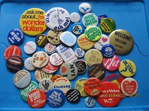 The vintage 80' 90' lot of 50 pinbacks - Bild 1 von 1