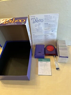 Taboo 2000’s  The Game Of Unspeakable Fun Board Game Hasbro  d8 - Image 1 of 4