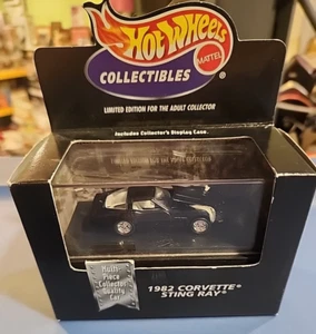 Hot Wheels Collectibles 1982 Corvette Sting Ray - Black NIB - Picture 1 of 10
