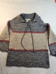 Eddie Bauer Women's Size Medium 100% Lambswool Pullover Sweater Oversized - Picture 1 of 11