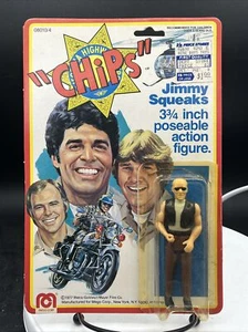 Jimmy Squeaks Chips 1977 Mego Vintage 3.75" Action Figure Television NEW - Picture 1 of 3