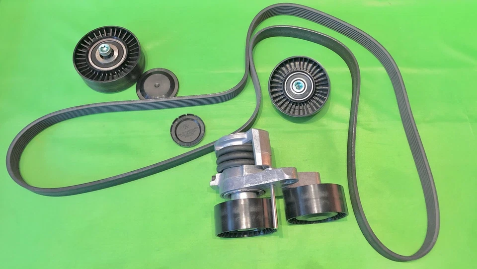 Ремень змеевик, натяжитель, комплект шкива для двигателя BMW N54 135 335xi 335i E90 E92 E93 - Изображение 1 из 1