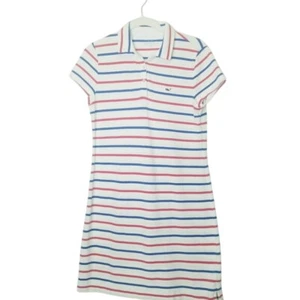 Vineyard Vines Women S Striped Polo Dress Red White Blue Cotton Preppy Old Money - Picture 1 of 11