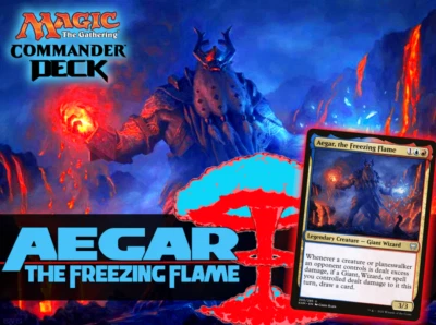 Aegar, the Freezing Flame MTG EDH Commander Deck ! Izzet GIANTS! - Image 1 of 4