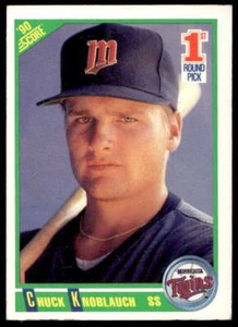 1990 Score #672 Chuck Knoblauch RC Minnesota Twins - Bild 1 von 2