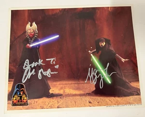 Mary Oyaya & Orli Shoshan Star Wars Attack of the Clones Signed 8x10 Photo - Picture 1 of 3