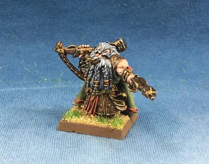 Warhammer dipinto Avatar della Guerra Signore del Tuono Nano con Blunderbuss METALLO DW066 - Foto 1 di 6