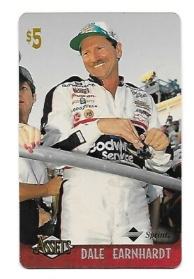 1996 Classic Assets Dale Earnhardt  $5 Phone Card   - Image 1 of 2