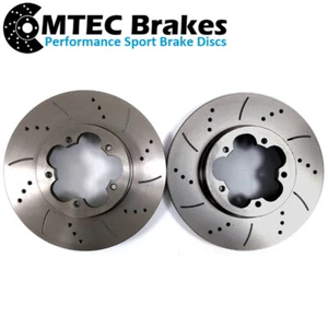 Discos de freno delanteros perforados ranurados 280 mm Ford Transit Van MK7 2.2 TDCi tracción delantera 06-14 - Imagen 1 de 2