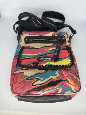 Bolso Bandolera Mensajero THE SAK Sakroots Pequeña Solapa Patrón Floral Foto 1 de 4