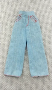 Vintage Barbie Denim Pants Slacks #7818 Ex+ - Picture 1 of 3