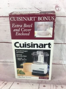 Vintage Cuisinart Mini- Prep Processor DLC-1EBP OPEN BOX 1999 - Picture 1 of 12