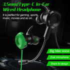 Wired Headset Stereo Effect Calling Type-c/3.5mm In-ear Wired Headphones