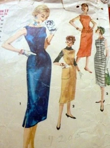 *BELLISSIMO ABITO VINTAGE ANNI '50 motivo da cucire 11/29 - Foto 1 di 1