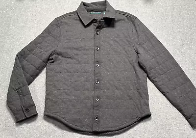 Chaqueta De Colección Perry Ellis Para Hombre Mediana Gris Carbón Cazadora Manga Larga Acolchada Foto 1 de 4
