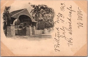 1903 PORTLAND Maine Postal Carruaje Entrada RIVERTON PARK Faro en la parte posterior - Imagen 1 de 2