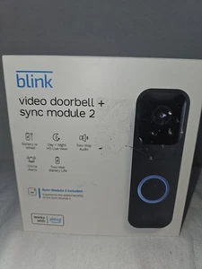 Blink Video Doorbell + Sync Module2 - Black (System) - Picture 1 of 9