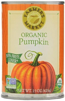 Farmer's Market Foods Canned Organic Pumpkin Puree, 15 Ounce - Image 1 of 2