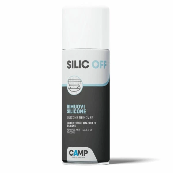 SILIC OFF RIMUOVI SILICONE CAMP 200 ML. RIMUOVE OGNI TRACCIA DI SILICONE. - Immagine 1 di 1