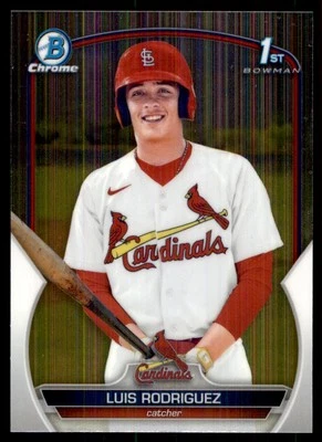 2023 Bowman Chrome Prospects Luis Rodriguez St. Louis Cardinals #BCP-130 - Image 1 of 2