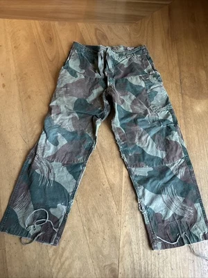 Original Belga Congo ABL RAKA Brushstroke Camo Battle Trosers DTD 1956 Talla 6 Foto 1 de 4